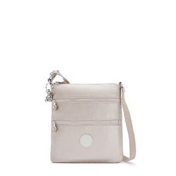 Kipling Keiko Metallic Crossbody Mini Tassen Beige | BE 1334HA